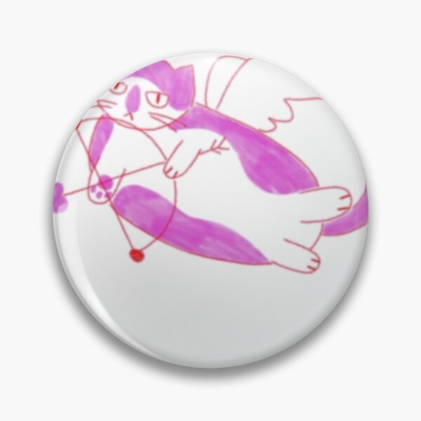 Item preview, Winged Cat with Heart Decoration designed and sold by mariettafarr.