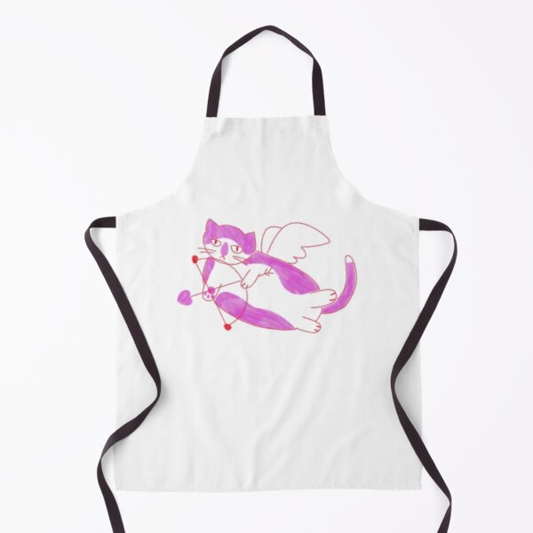 Item preview, Winged Cat with Heart Decoration designed and sold by mariettafarr.
