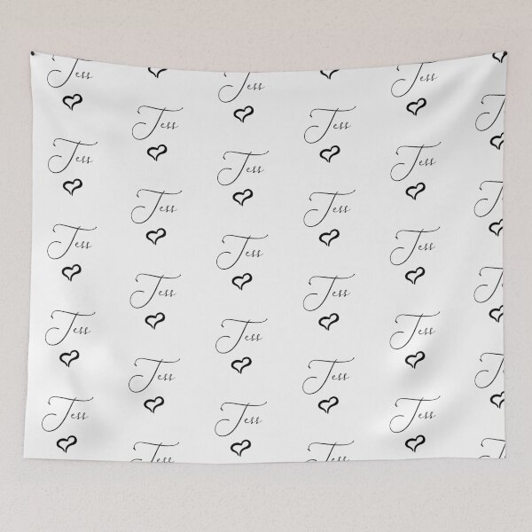 Item preview, Jess Name Custom Minimalist Calligraphy with Cute Heart designed and sold by helenostore.