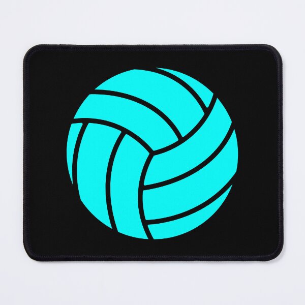 Item preview, Minimalist Cyan Volleyball Sports Shape Graphic designed and sold by pattern-archive.