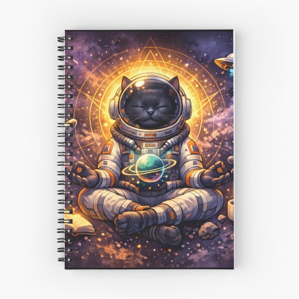 Item preview, Cosmic Cat Meditation – Astronaut Cat in Space designed and sold by Kicor.