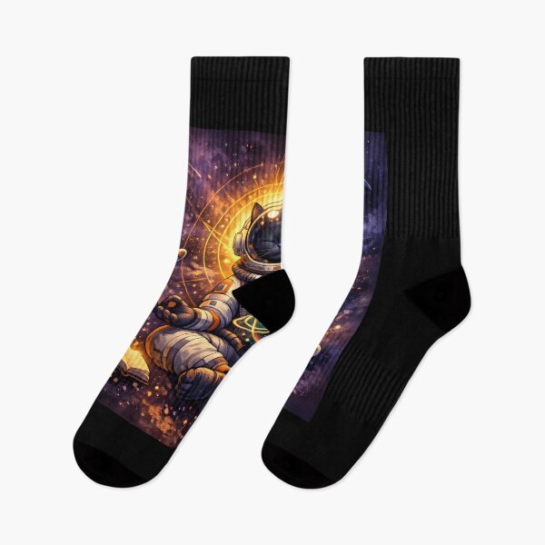Item preview, Cosmic Cat Meditation – Astronaut Cat in Space designed and sold by Kicor.