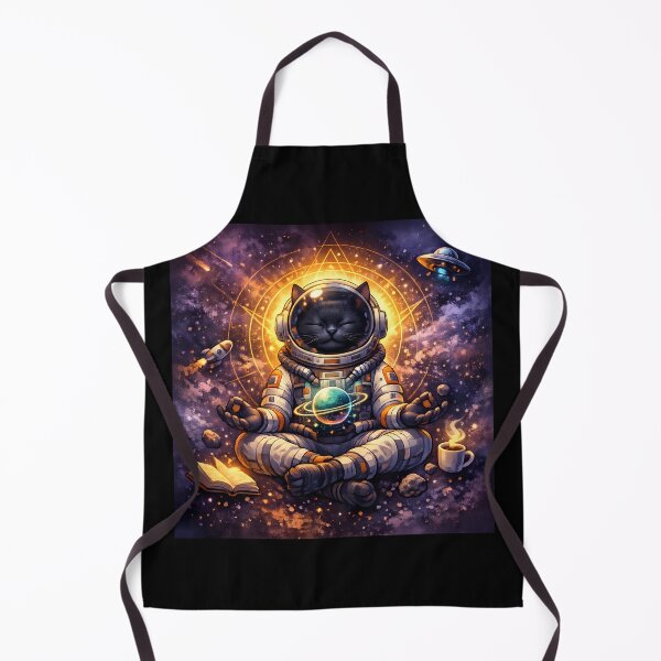 Item preview, Cosmic Cat Meditation – Astronaut Cat in Space designed and sold by Kicor.