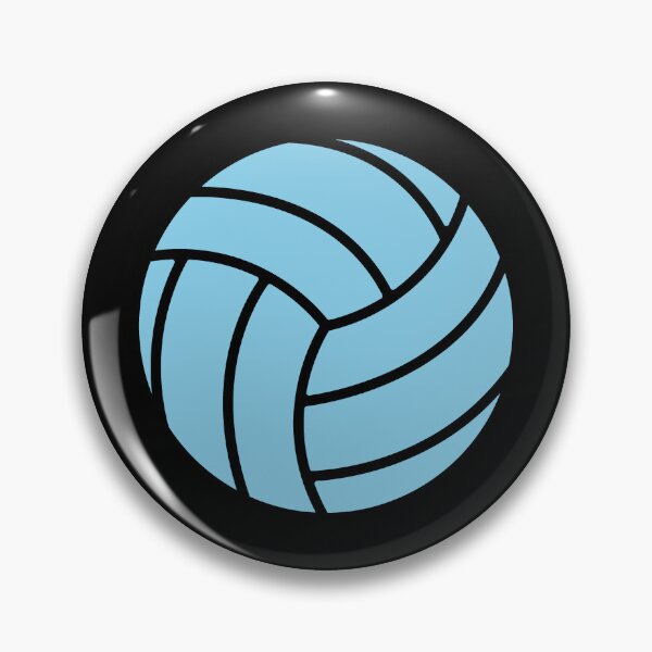 Item preview, Minimalist Sky Blue Volleyball Sports Shape Graphic designed and sold by pattern-archive.