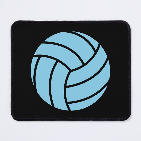 Item preview, Minimalist Sky Blue Volleyball Sports Shape Graphic designed and sold by pattern-archive.
