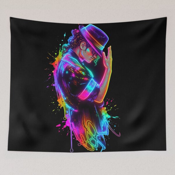 Item preview, Neon Pop Dance Retro Music Art Sticker designed and sold by ExploreAura Studio.