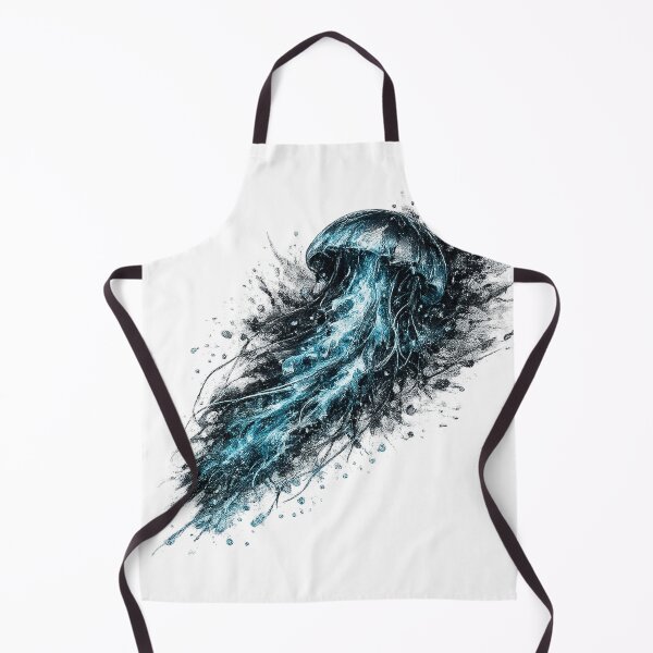 Item preview, Ink Jellyfish | Electric Cyan Ocean Flow designed and sold by rigelcreation.