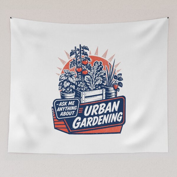Item preview, Ask Me Anything About Urban Gardening designed and sold by LuminOrb.