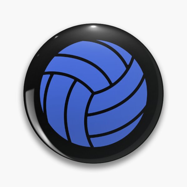 Item preview, Minimalist Royal Blue Volleyball Sports Shape Graphic designed and sold by pattern-archive.