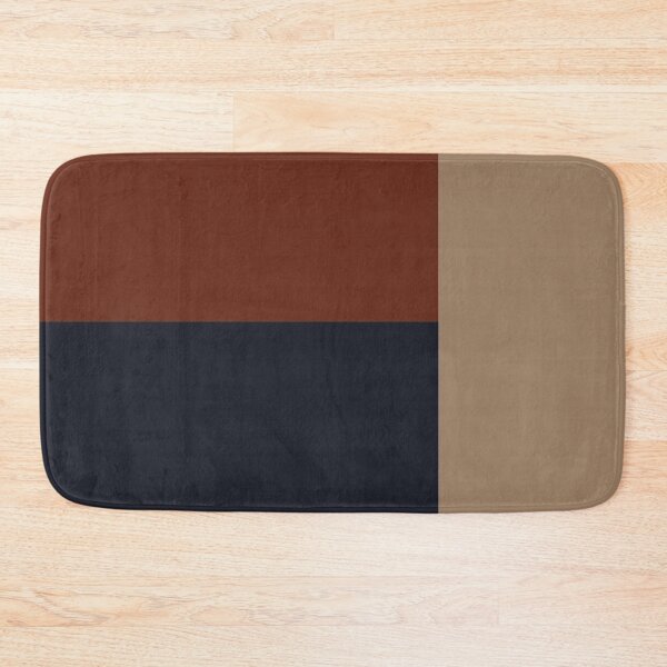 Item preview, Terracotta Brown Blue and Beige Color mix designed and sold by ZedColors.