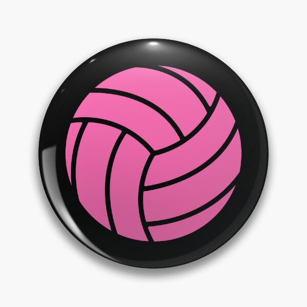 Item preview, Minimalist Pink Volleyball Sports Shape Graphic designed and sold by pattern-archive.