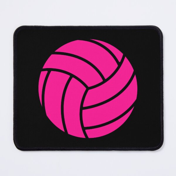 Item preview, Minimalist Hot Pink Volleyball Sports Shape Graphic designed and sold by pattern-archive.