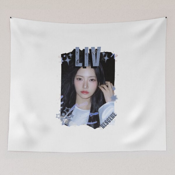 Item preview, Rescenee Liv Global Vocal KPOP Girl Group Black and White Collage Digital Art Portrait designed and sold by AJUNICE STUDIO.