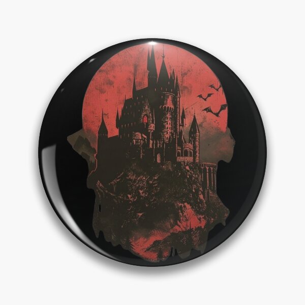 Item preview, Gothic Castle Under the Red Moon designed and sold by Claudia Villota.