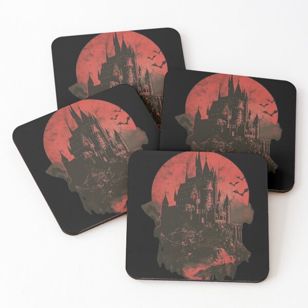Item preview, Gothic Castle Under the Red Moon designed and sold by Claudia Villota.