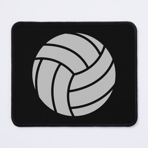 Item preview, Minimalist Silver Volleyball Sports Shape Graphic designed and sold by pattern-archive.