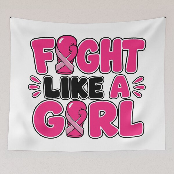 Item preview, Fight Like A Girl Boxing Glove Pink Ribbon Shirt designed and sold by Simonartland.