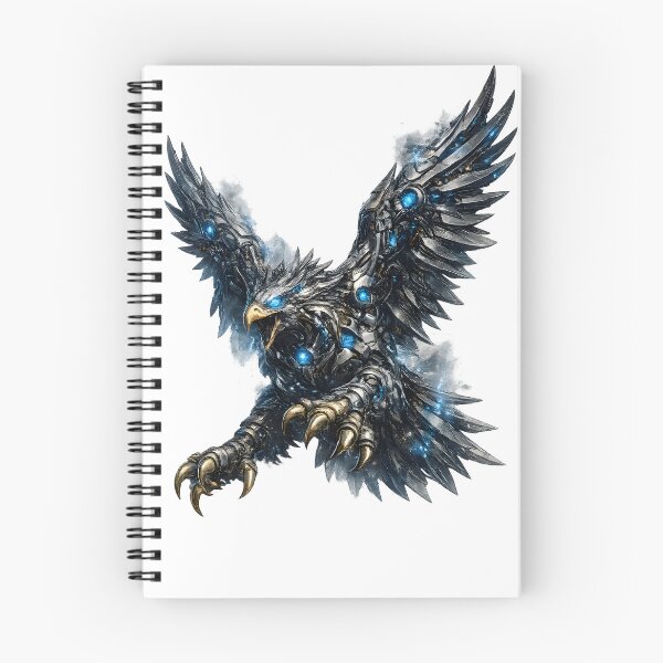 Item preview, Steel Eagle V5 Elite | Cybernetic Mechanical Eagle | Futuristic Robot Bird | Industrial Metal Art designed and sold by SteelCoat Studio.