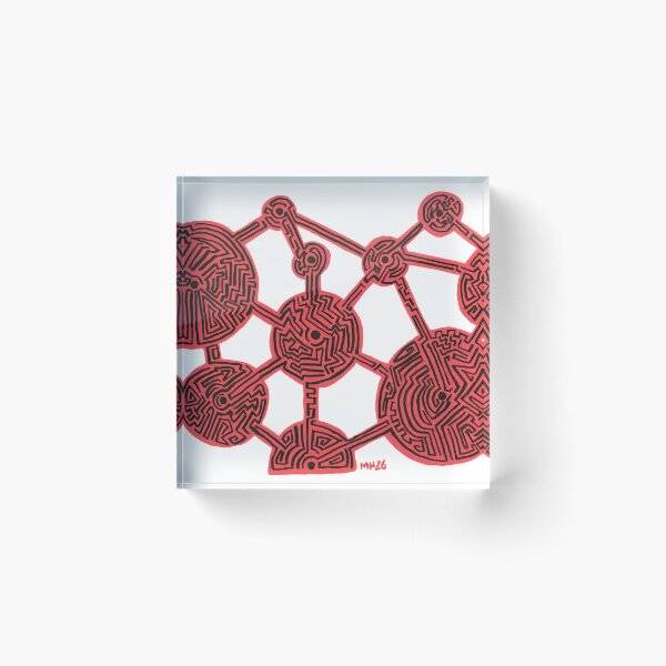 Item preview, Red Path Maze designed and sold by Marabobeara.