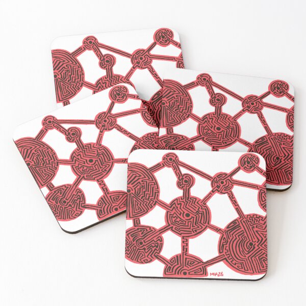 Item preview, Red Path Maze designed and sold by Marabobeara.