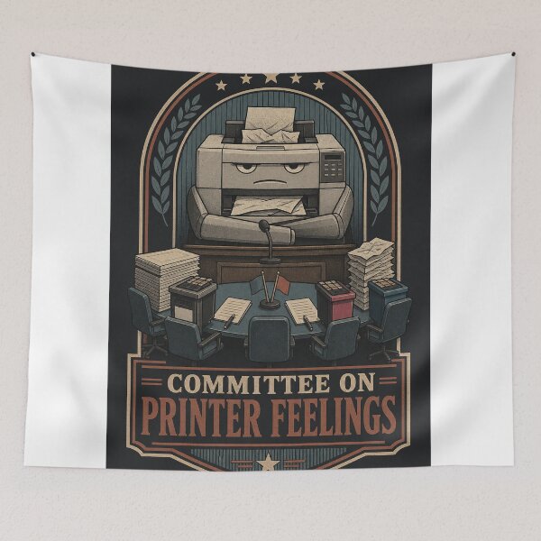 Item preview, Committee on Printer Feelings designed and sold by Ctrl Alt Bureaucracy.
