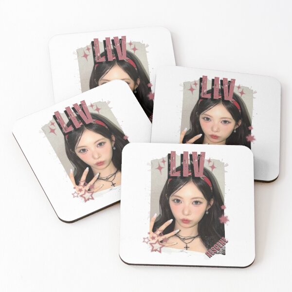 Item preview, Rescenee Liv Global Vocal KPOP Girl Group Black and White Collage Digital Art Portrait designed and sold by AJUNICE STUDIO.