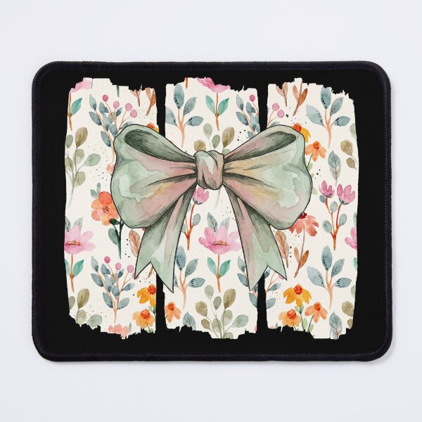Item preview, Floral Coquette Bow Watercolor Floral designed and sold by hemagamo.