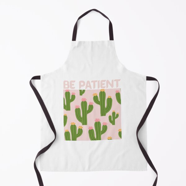 Item preview, Be Patient Cactus Illustration | Minimal Plant Patience Quote Design designed and sold by kukiistudio.