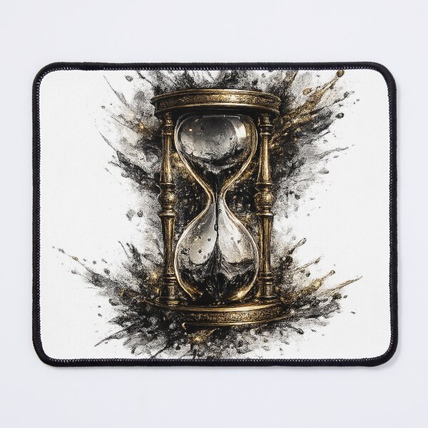 Item preview, Ink Hourglass | Antique Gold Flow of Time designed and sold by rigelcreation.