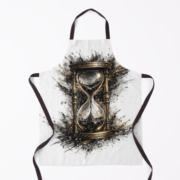 Item preview, Ink Hourglass | Antique Gold Flow of Time designed and sold by rigelcreation.