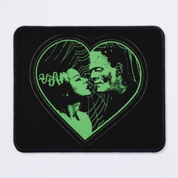 Item preview, Retro Monster Couple in Green Heart designed and sold by Claudia Villota.