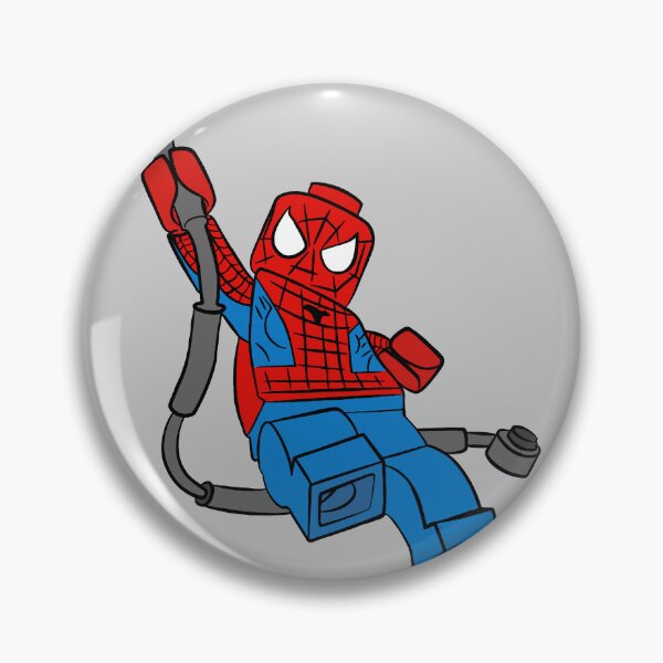 Item preview, Spider Boy Brick Mini Figure  – super hero  designed and sold by aziza-doodles.