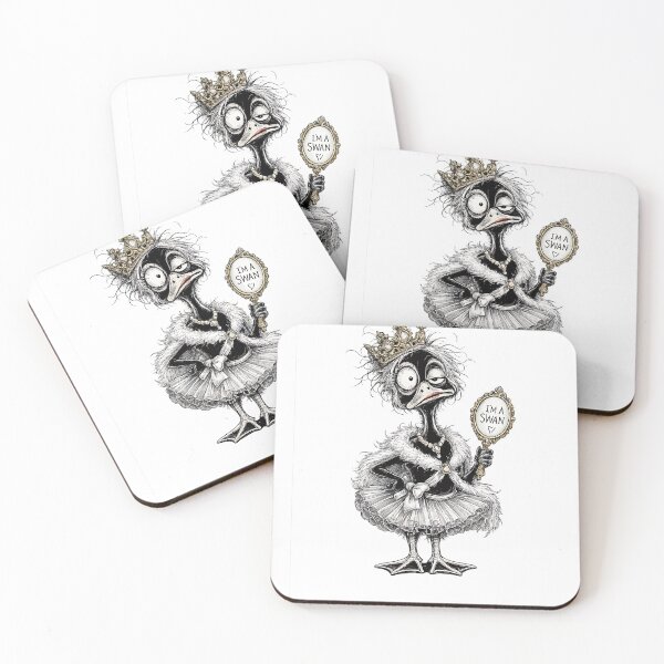 Item preview, Funny Swan Wannabe Duck designed and sold by NucciCollective.