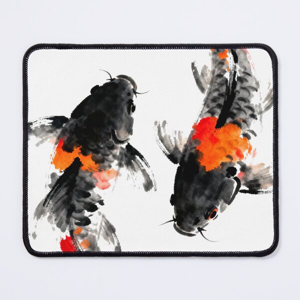 Item preview, Koi Fish Brush Art designed and sold by Design Atlas.
