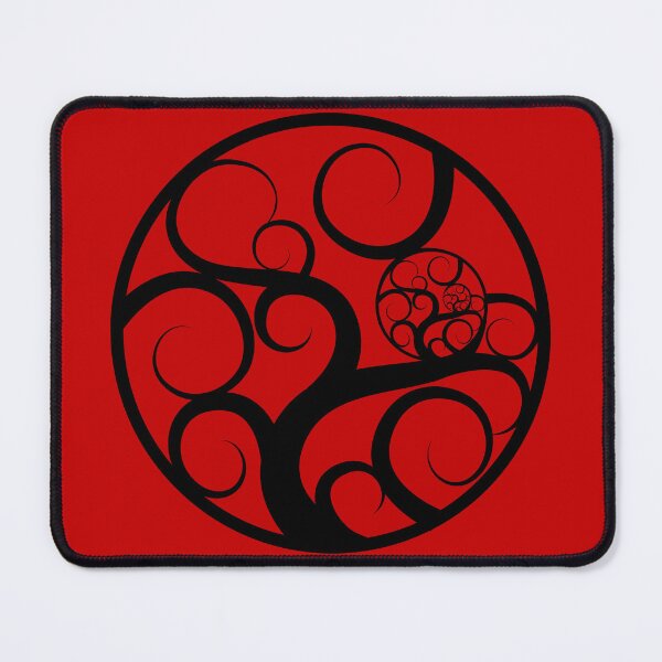 Item preview, Vine Circle in Red designed and sold by Grateful-Fool.