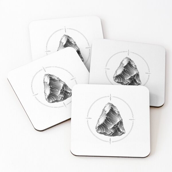 Item preview, Obsidian Emblem | Minimal Nordic Mineral Illustration designed and sold by Norvian.