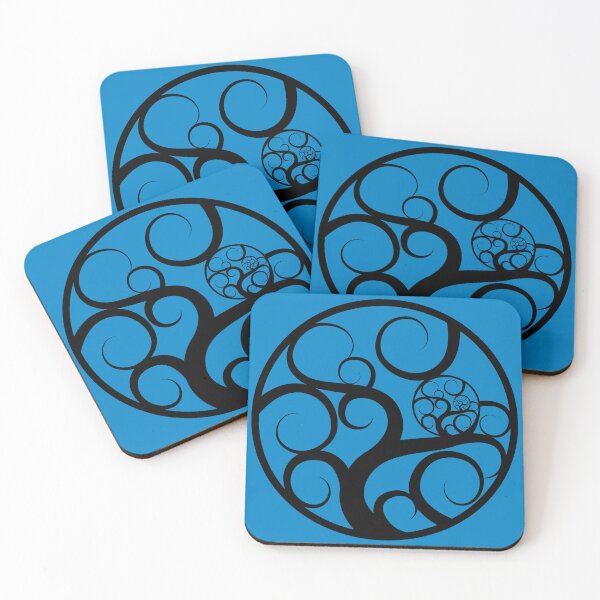 Item preview, Vine Circle in Blue designed and sold by Grateful-Fool.