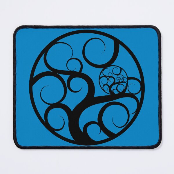 Item preview, Vine Circle in Blue designed and sold by Grateful-Fool.