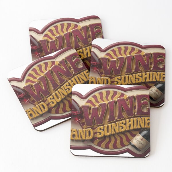 Item preview, Classic WINE AND SUNSHINE 3D Text Art designed and sold by dazzlemakers.