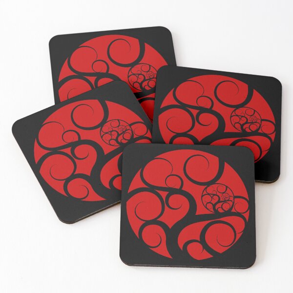Item preview, Vine Circle in Red designed and sold by Grateful-Fool.