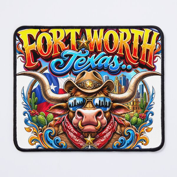 Item preview, Fort Worth Texas Longhorn Cowboy Design designed and sold by castillomiami.