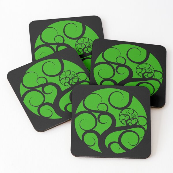 Item preview, Vine Circle in Green designed and sold by Grateful-Fool.
