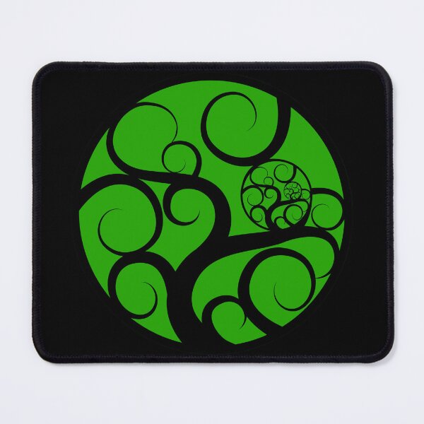 Item preview, Vine Circle in Green designed and sold by Grateful-Fool.