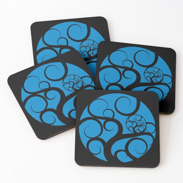 Item preview, Vine Circle in Blue designed and sold by Grateful-Fool.