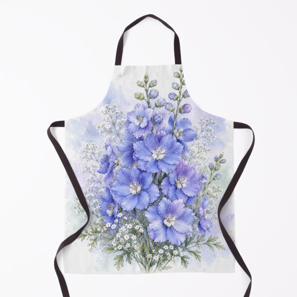Item preview, July Delphinium Art designed and sold by tmoca.