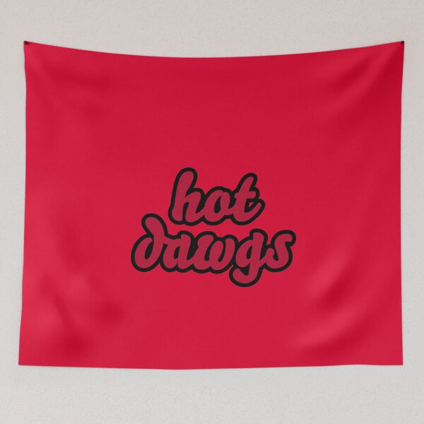 Item preview, Hot Dawgs cute retro text designed and sold by titanic415.