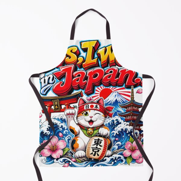 Item preview, Yes I Was in Japan Lucky Cat Design designed and sold by castillomiami.