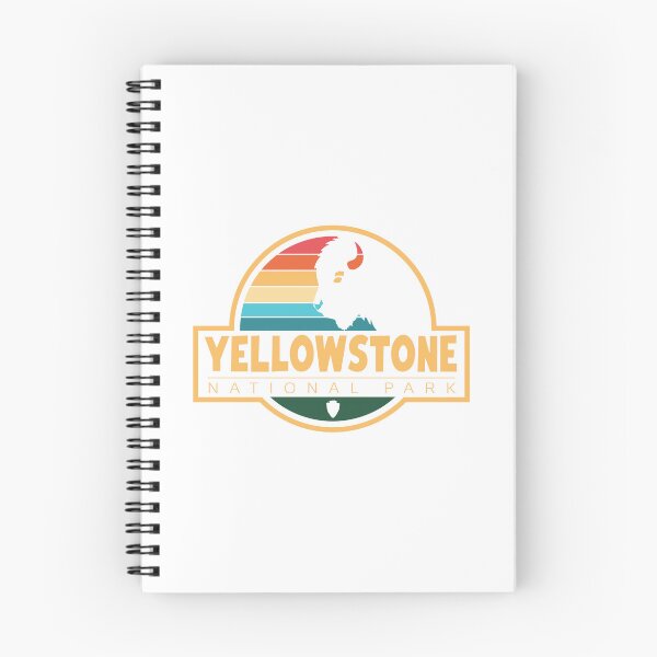 Item preview, Yellowstone National Park | Retro Buffalo Sunset Travel Design designed and sold by Navigation Art & Design.