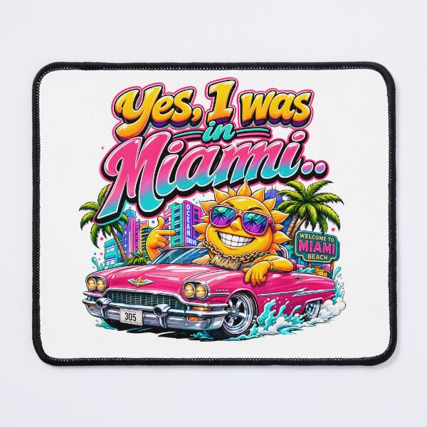 Item preview, Yes I Was in Miami Retro Beach Design designed and sold by castillomiami.
