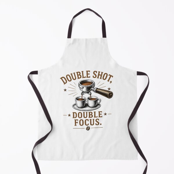 Item preview, Double Shot, Double Focus – Vintage Espresso Coffee Design designed and sold by InkweariaStudio.